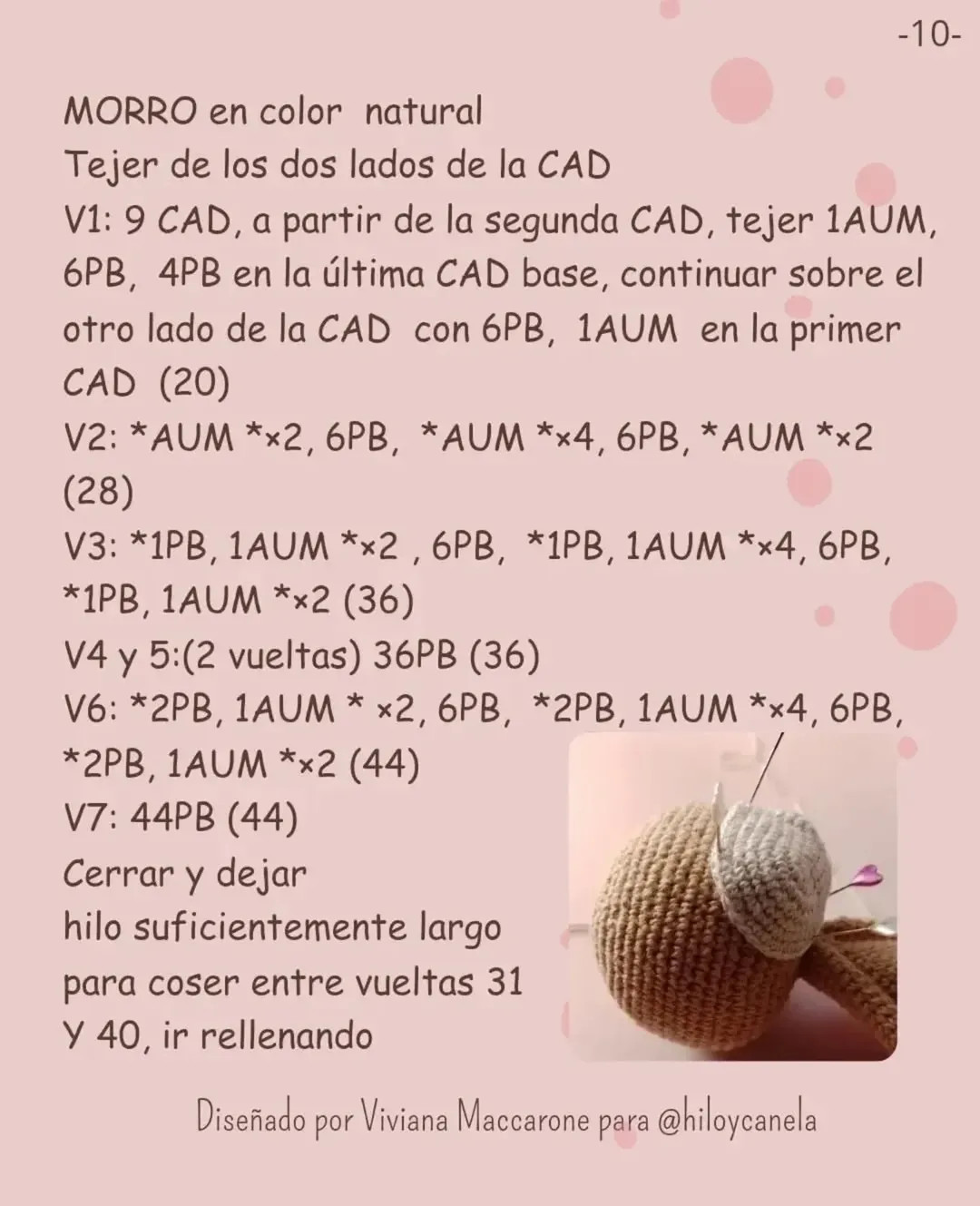 Monita bailarina: Patrón de crochet gratuito - Parte 1