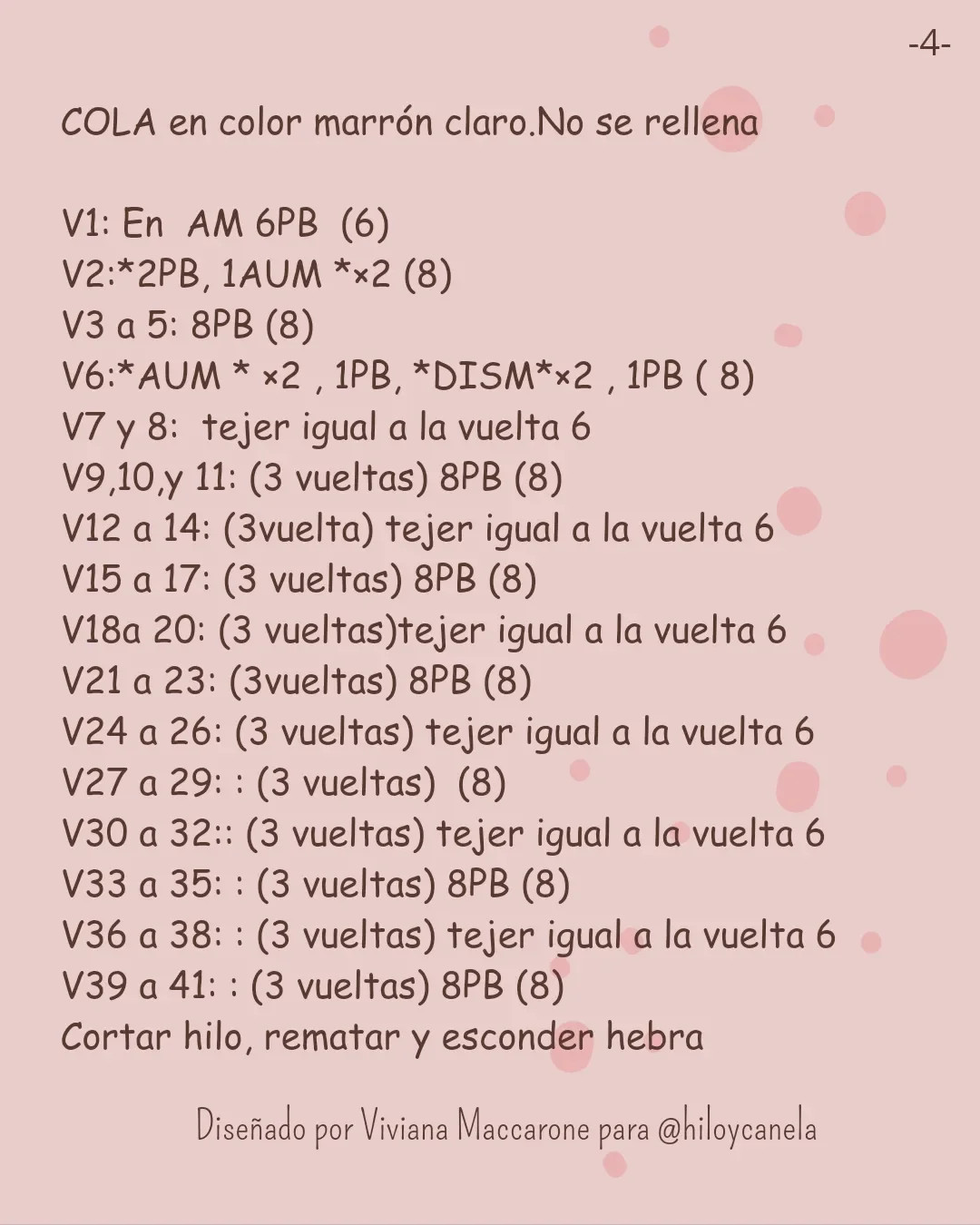 Monita bailarina: Patrón de crochet gratuito - Parte 1