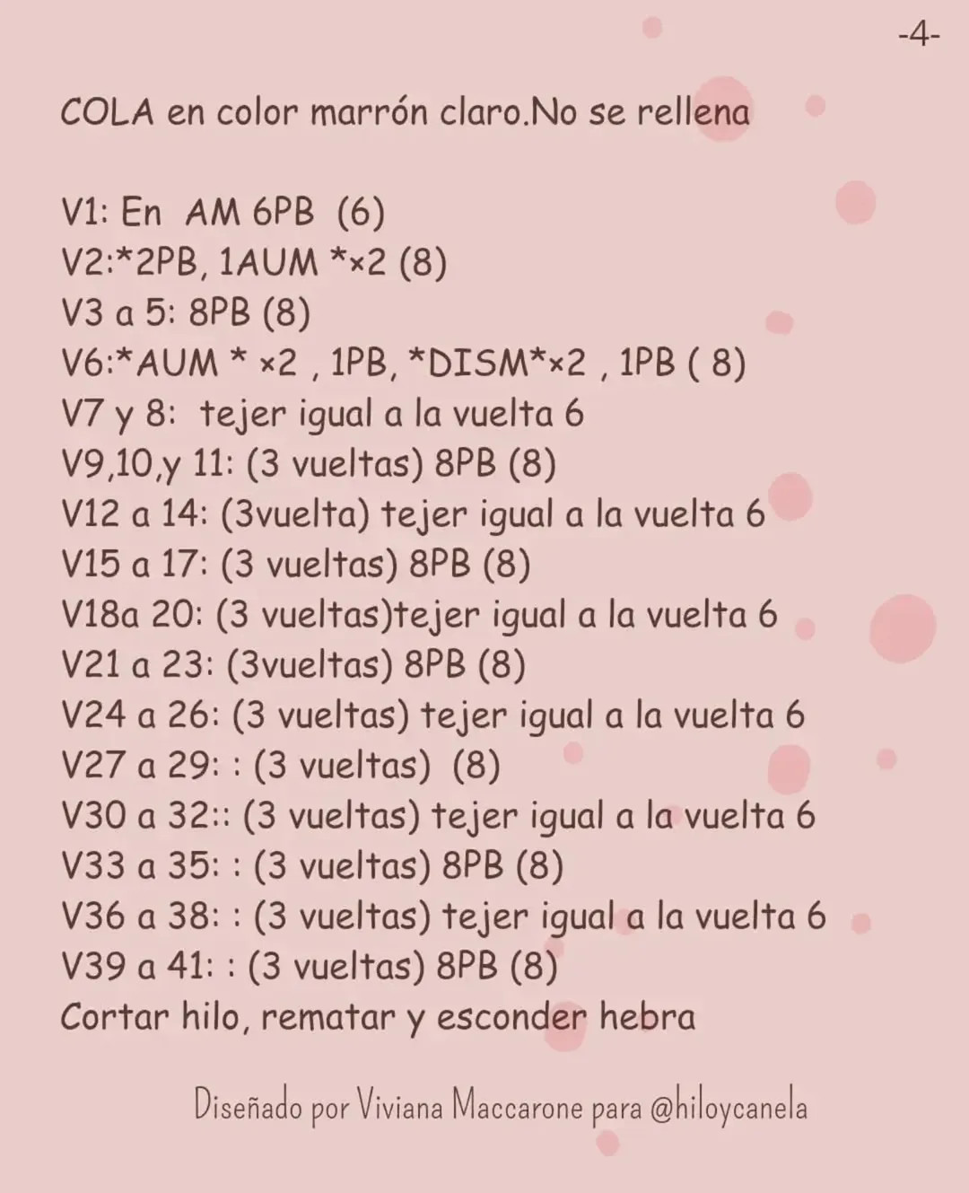 Monita bailarina: Patrón de crochet gratuito - Parte 1