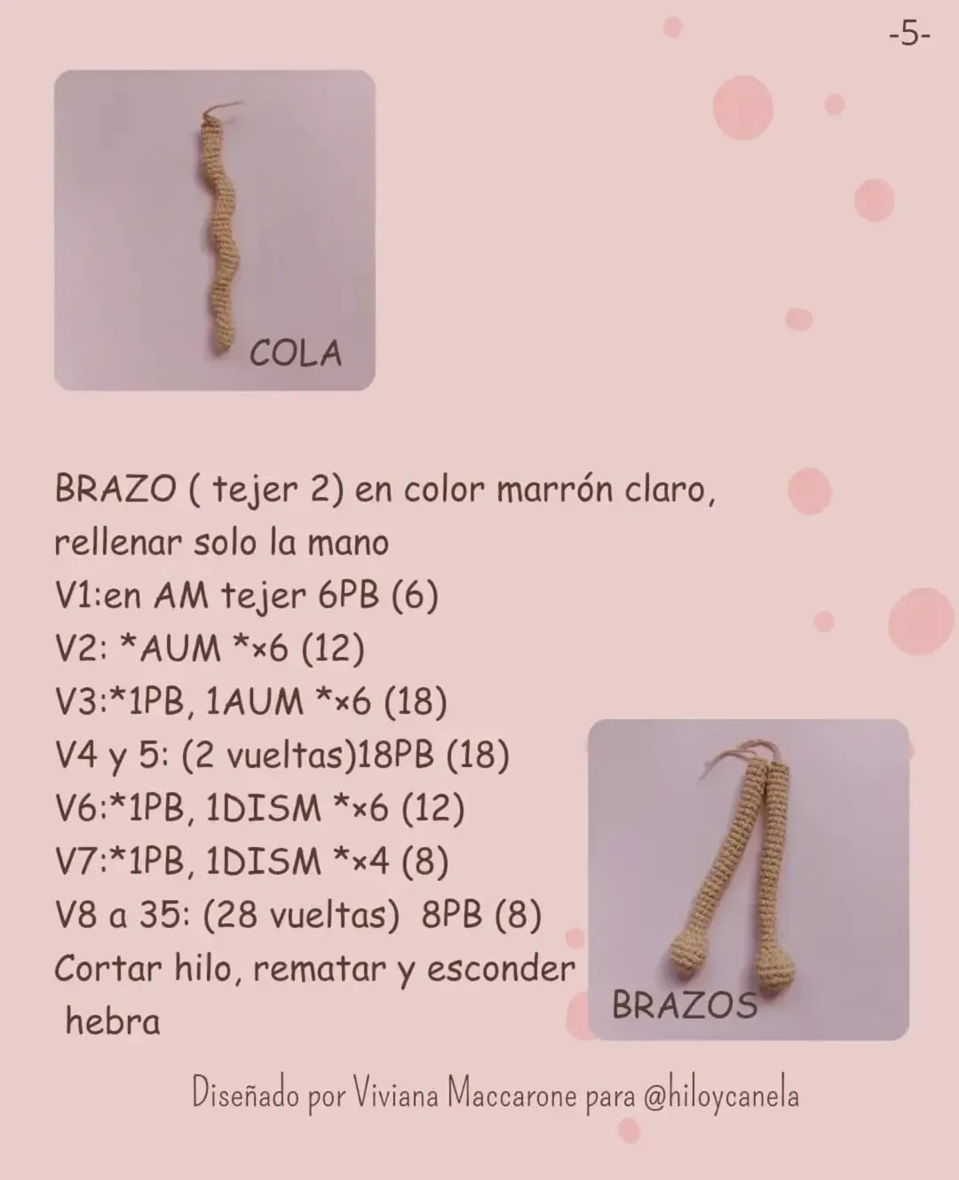 Monita bailarina: Patrón de crochet gratuito - Parte 1