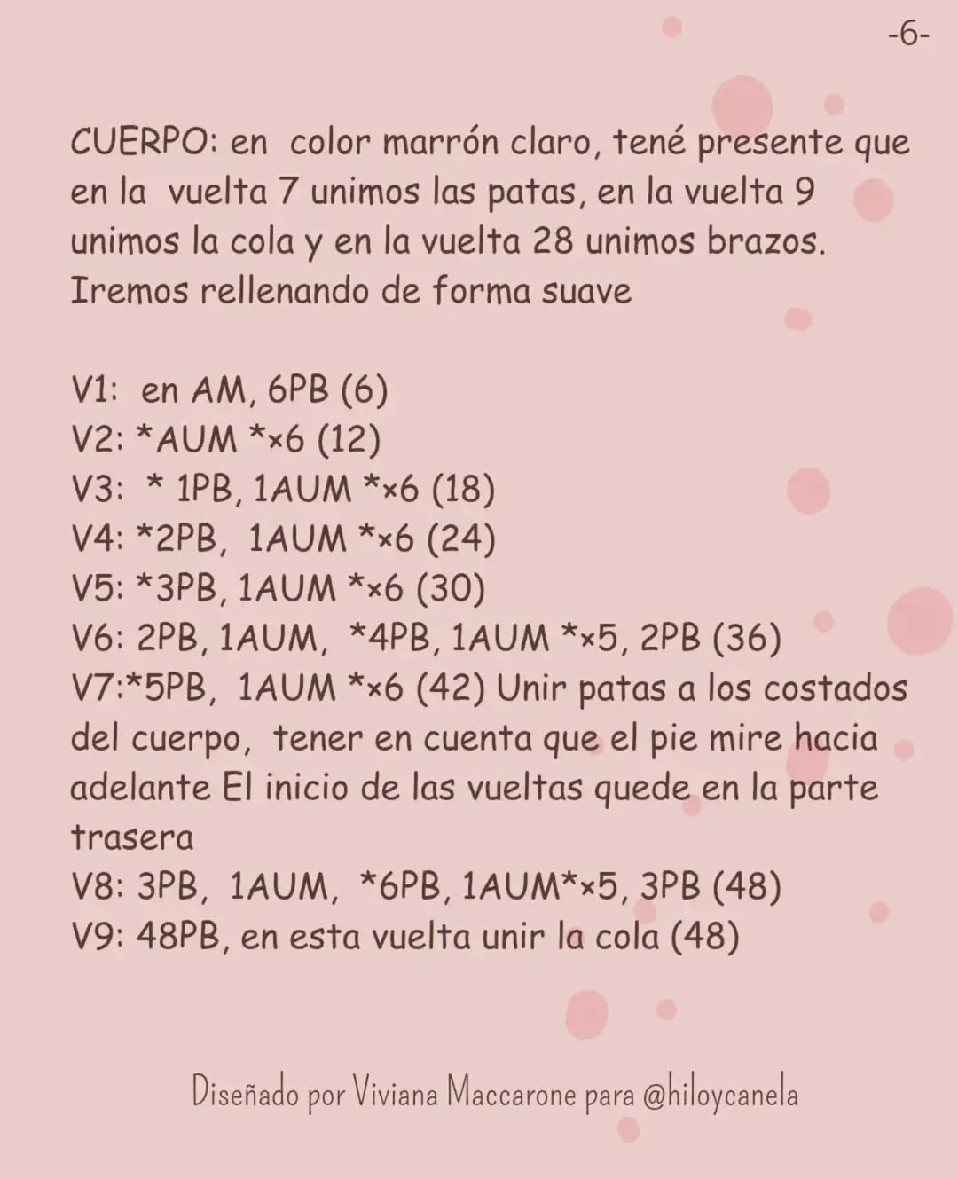 Monita bailarina: Patrón de crochet gratuito - Parte 1