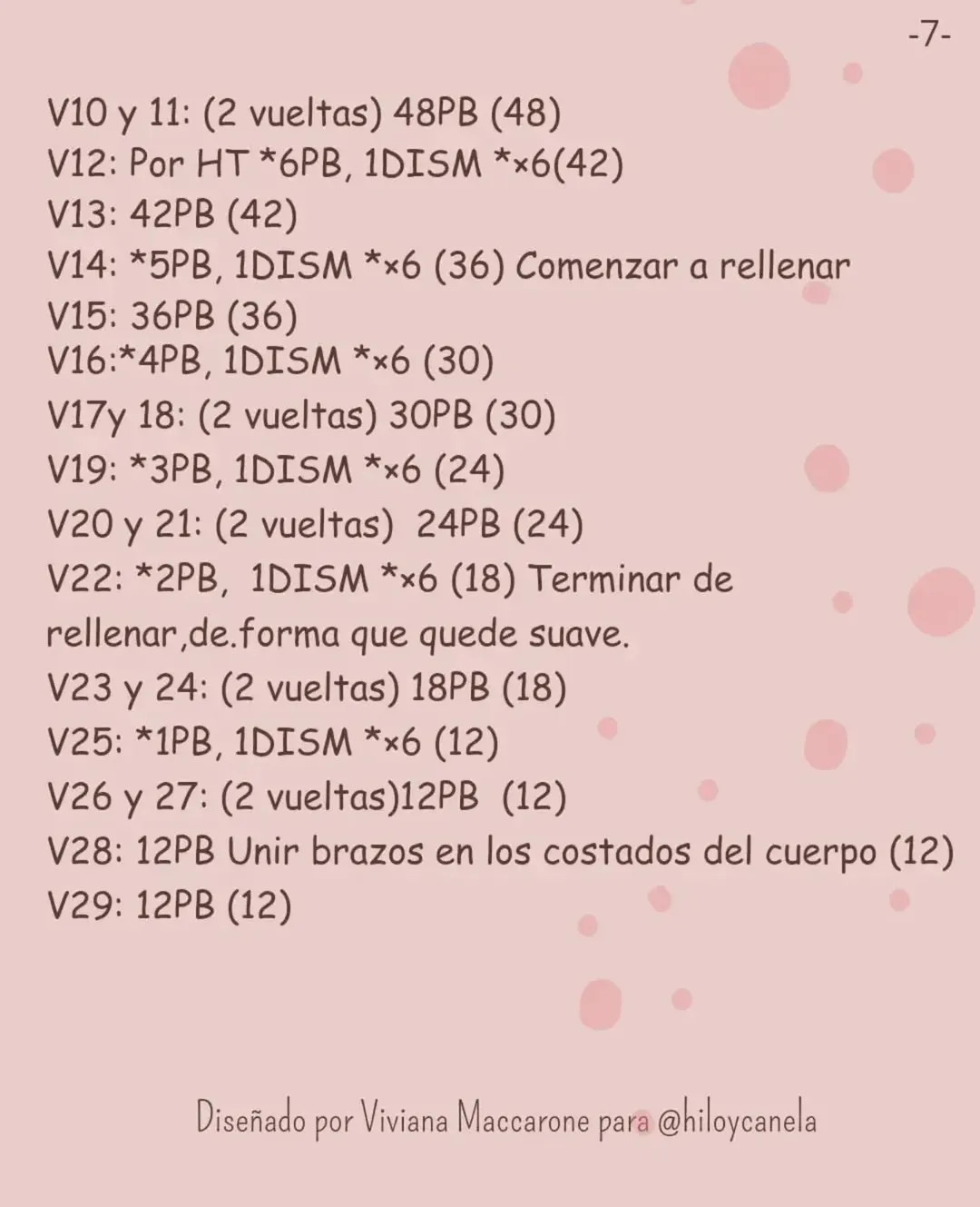 Monita bailarina: Patrón de crochet gratuito - Parte 1