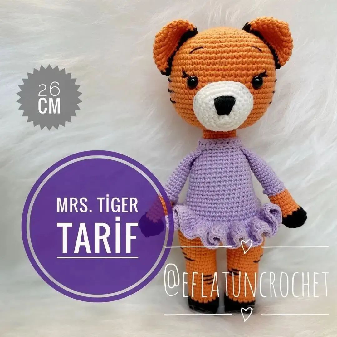 Mr. Tiger Amigurumi Şeması