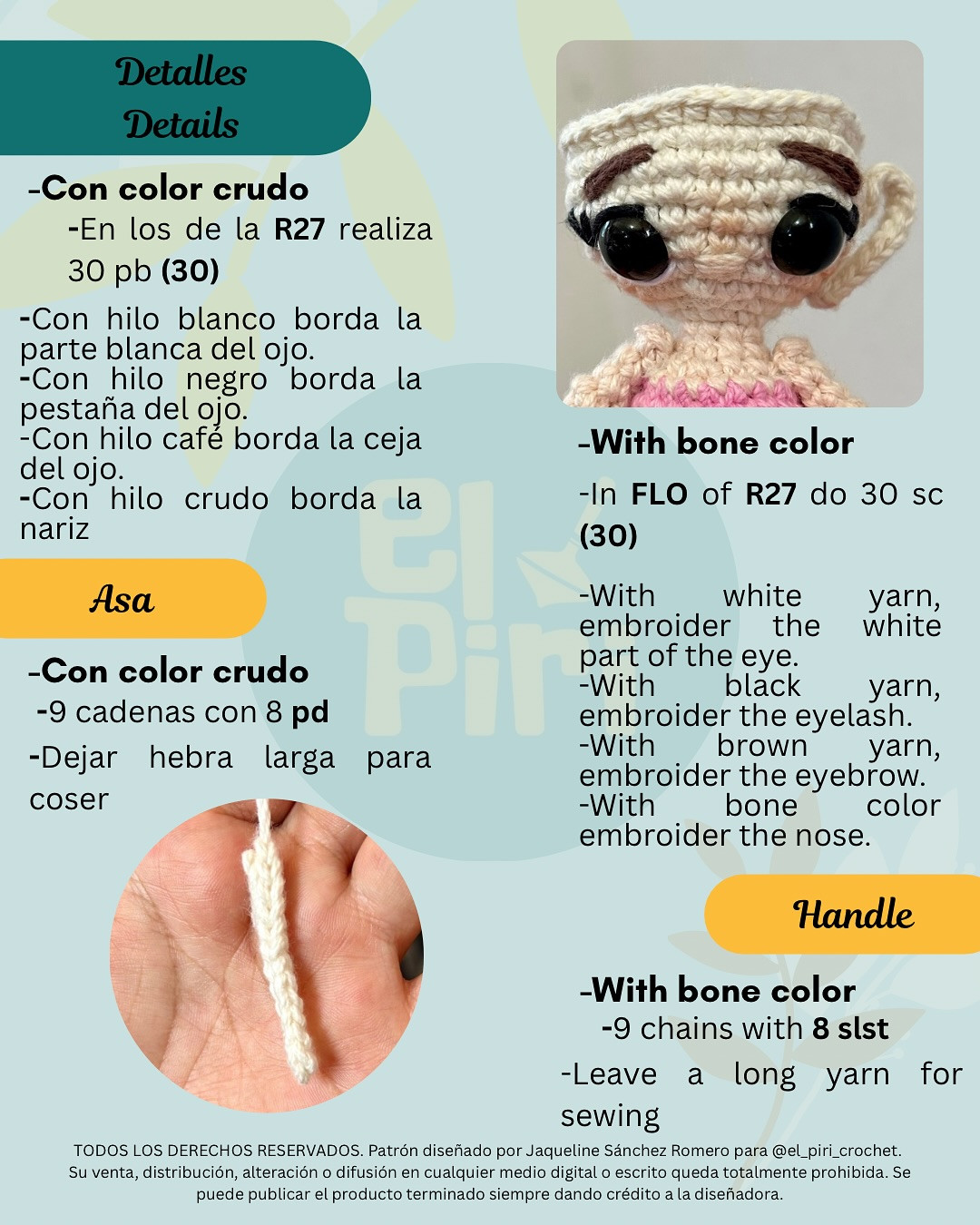 Muneca Ballerina Capuchina: Patrón Gratuito