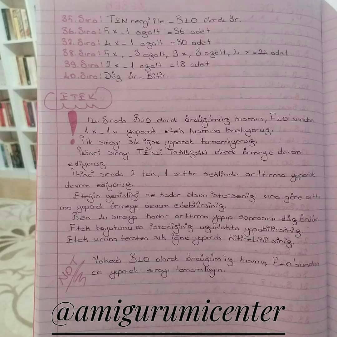 Nani Bebek Tığ İşi Şeması