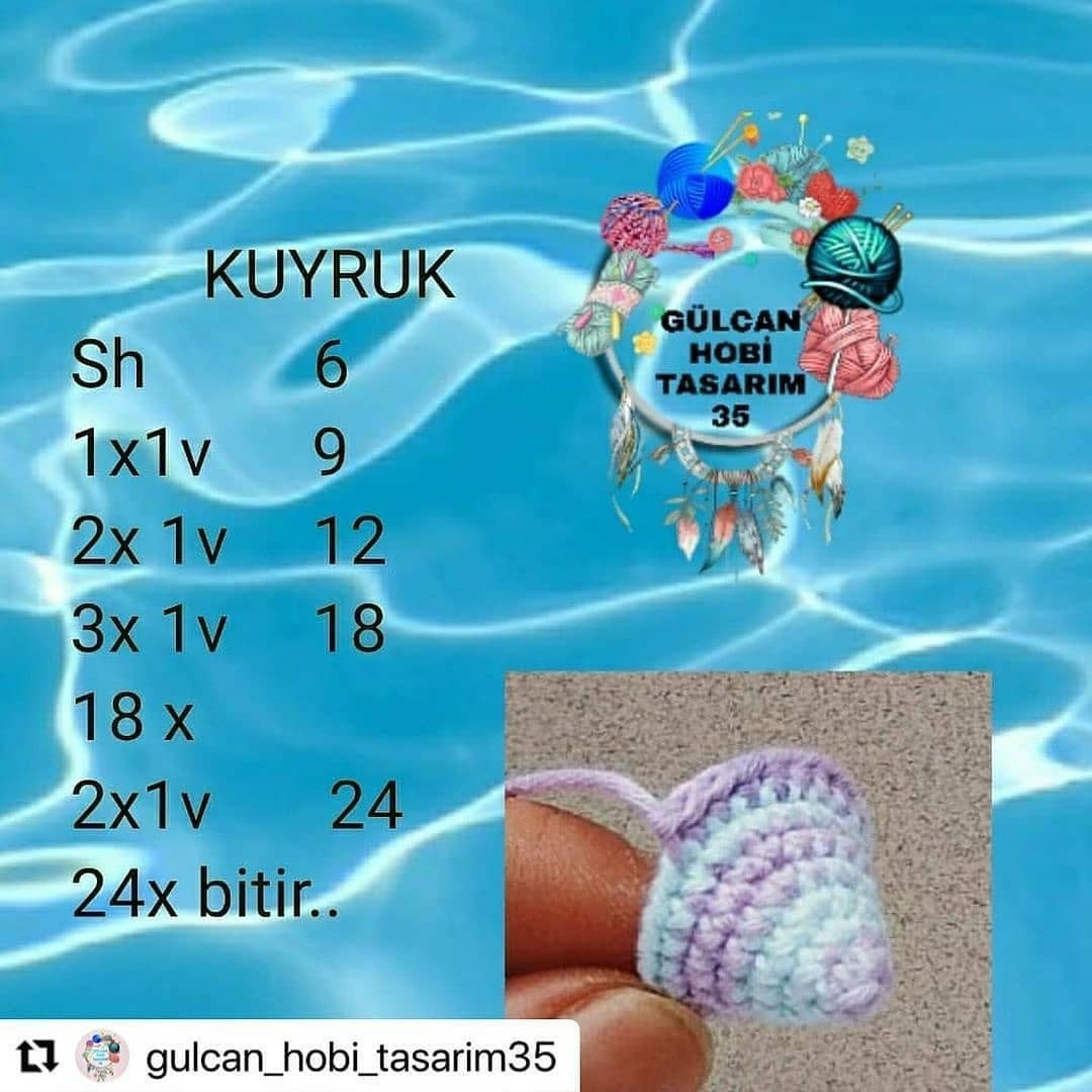 Narbalı Amigurumi Örgü Şeması