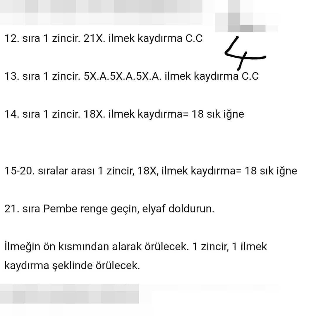 Nehir Bebek Örgü Şeması