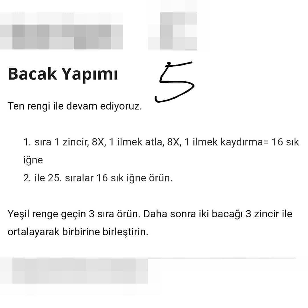 Nehir Bebek Örgü Şeması