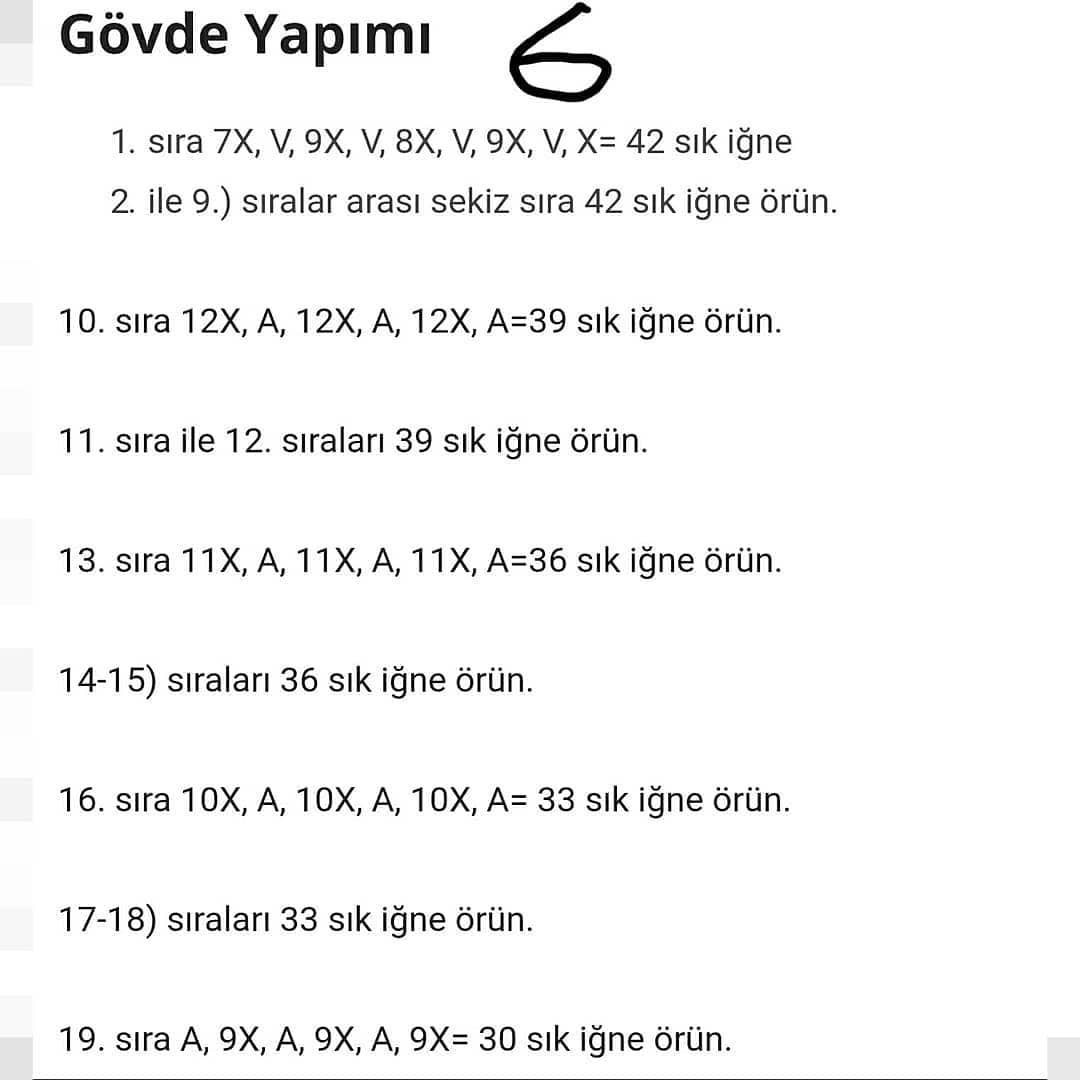 Nehir Bebek Örgü Şeması