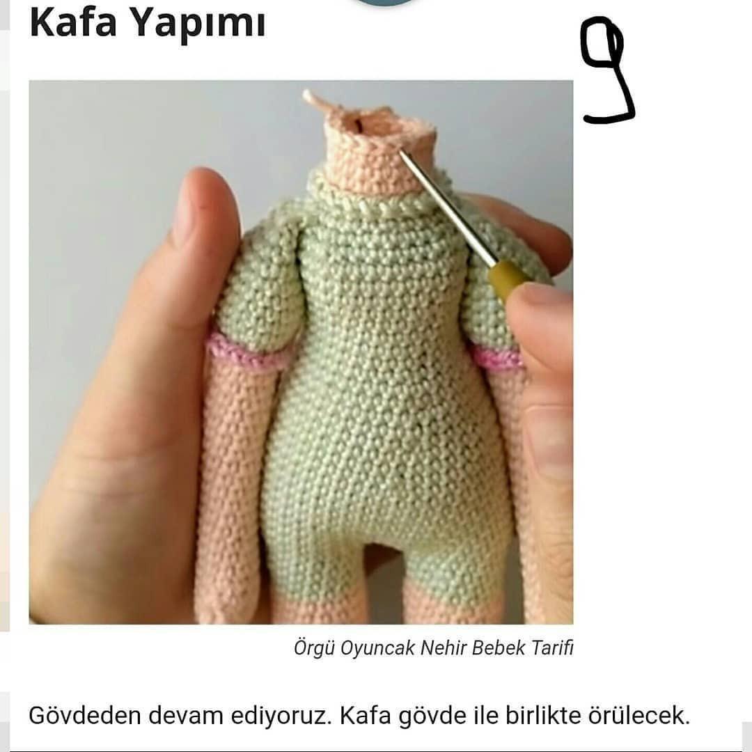 Nehir Bebek Örgü Şeması
