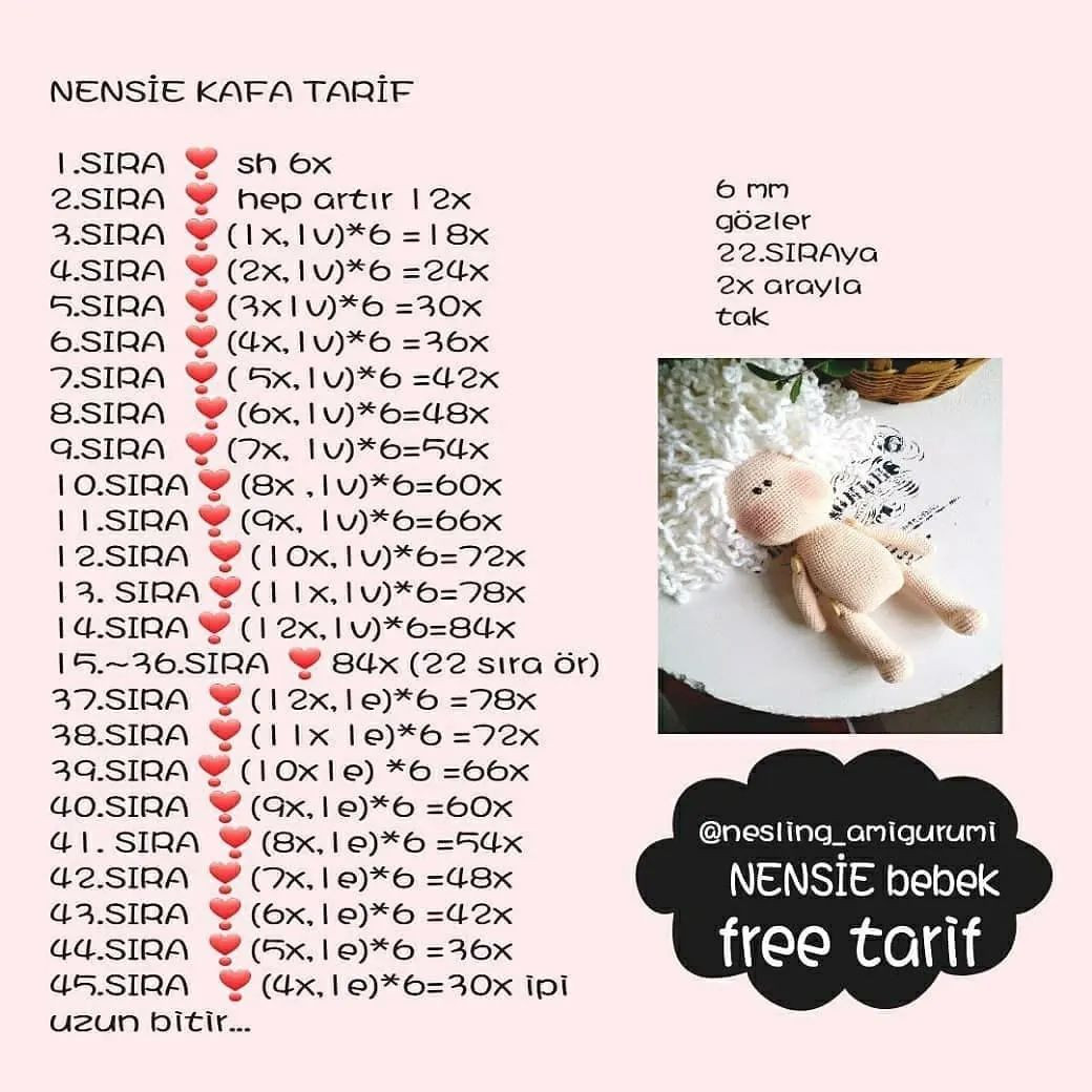 NENŞİE BEBEK VE KIYAFETLERİ ÜCRETSİZ TARİFİ