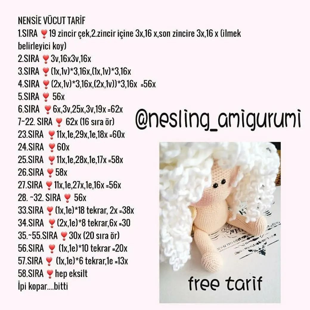 NENŞİE BEBEK VE KIYAFETLERİ ÜCRETSİZ TARİFİ