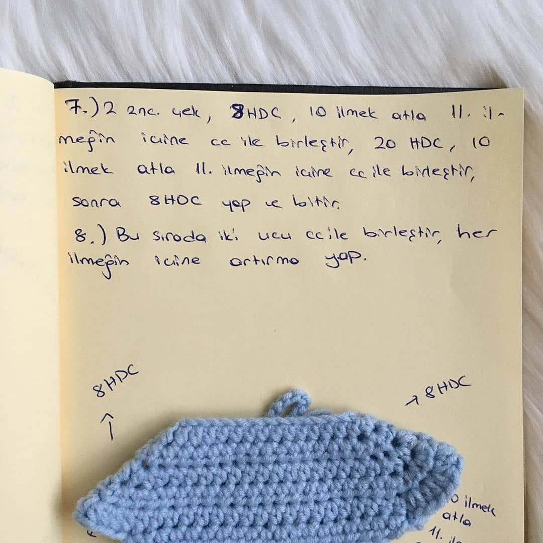 Nihal Bebek Örgü Şeması 2. Bölüm