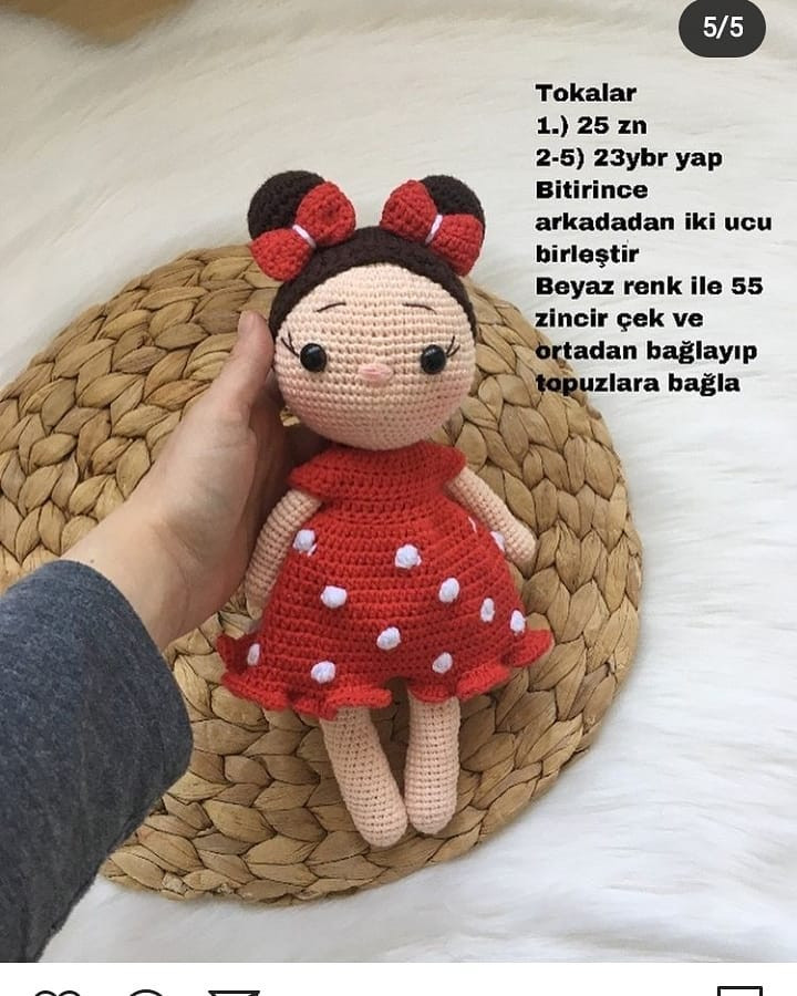 Nihal Bebek Örgü Şeması 2. Bölüm