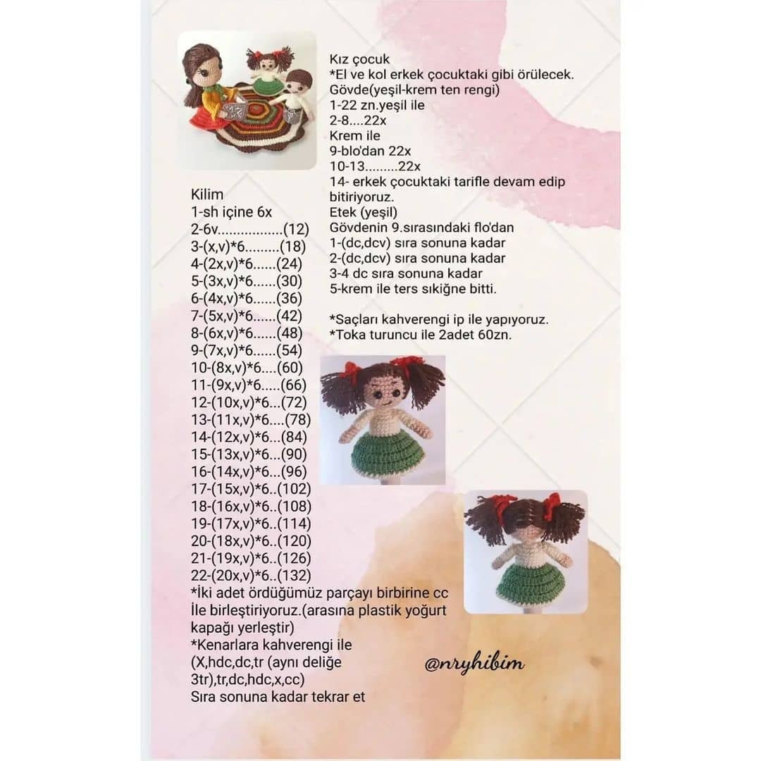 Öğretmenler Günü Ekip Çalışması: Ücretsiz Amigurumi Örnekleri