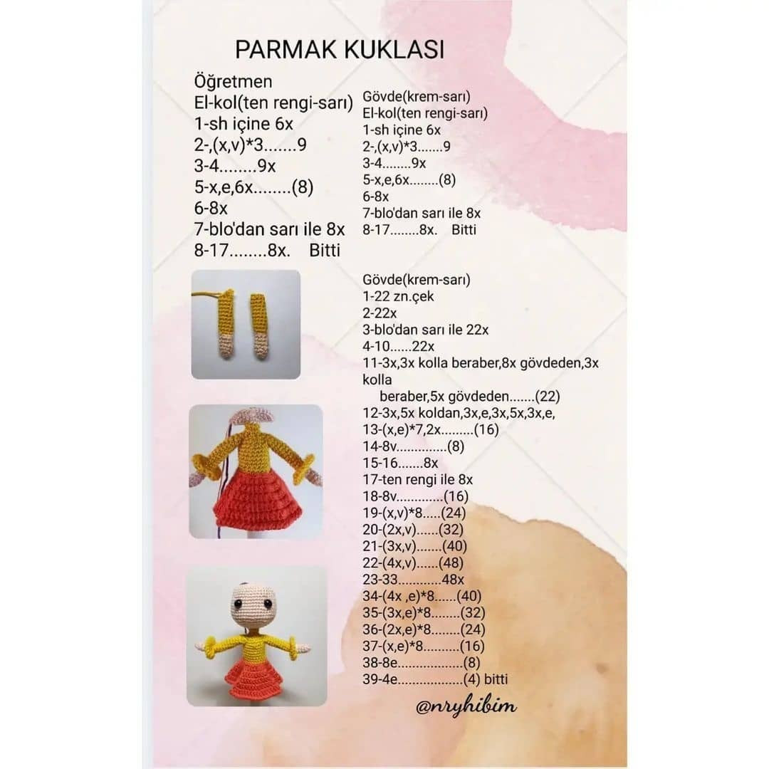 Öğretmenler Günü Ekip Çalışması: Ücretsiz Amigurumi Örnekleri