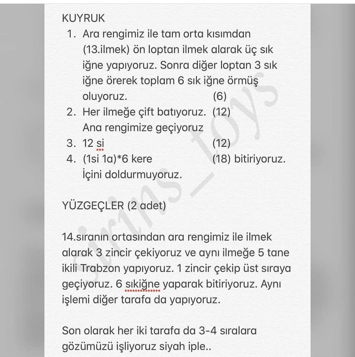 Örgü Balık Anahtarlık Yapımı