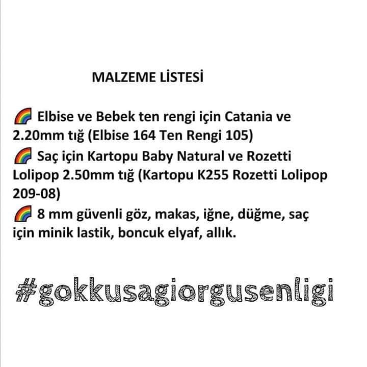 Örgü Bebek Şeması: Adım Adım Talimatlar