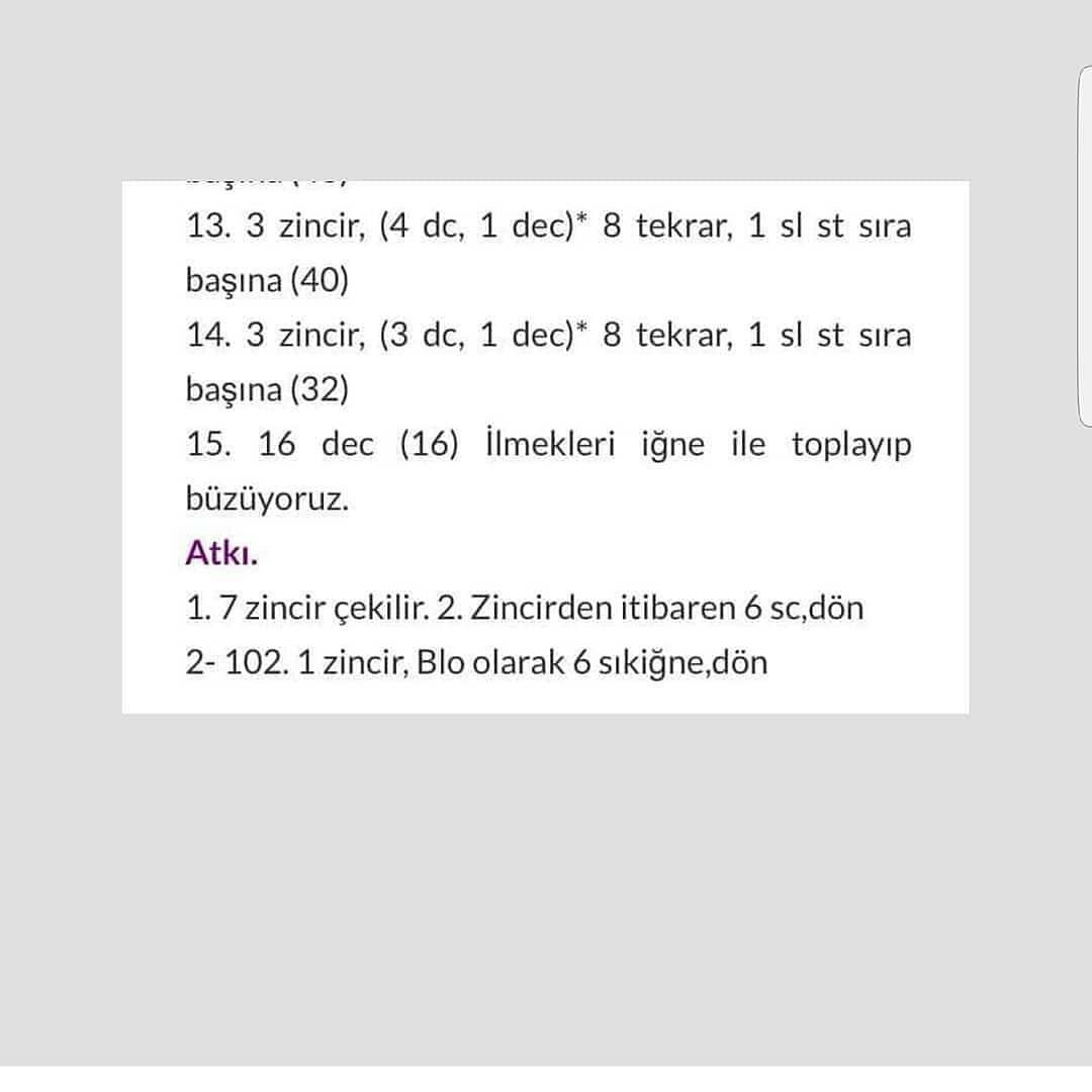 Örgü Bebek Şeması Ama tarif biraz kafamı karıştırdı açıkçası eksik parçalar olursa.