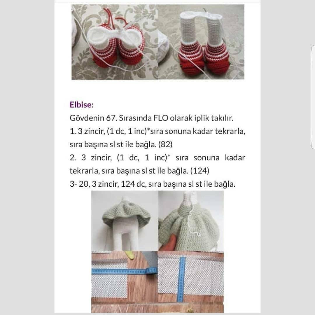 Örgü Bebek Şeması Ama tarif biraz kafamı karıştırdı açıkçası eksik parçalar olursa.