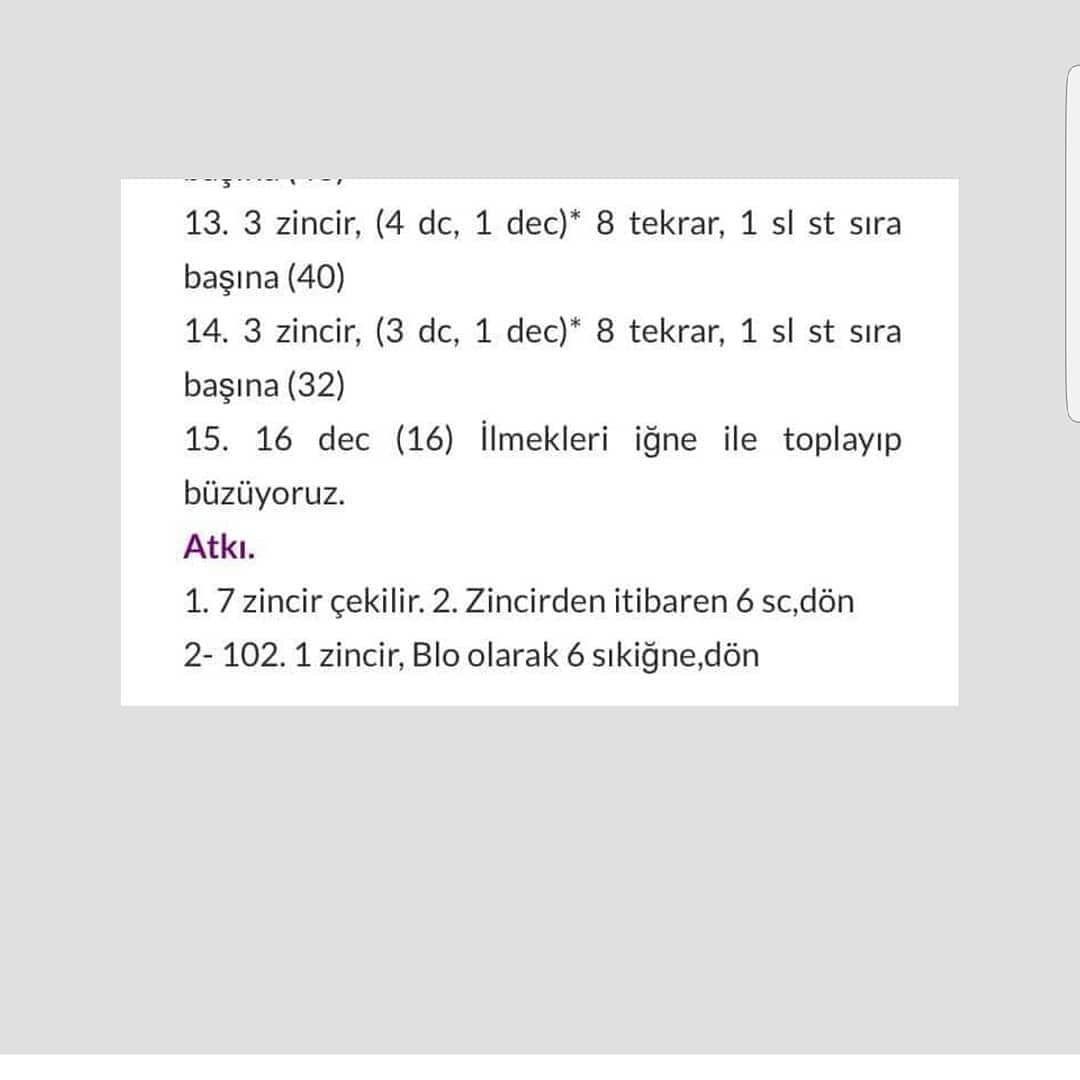 Örgü Bebek Şeması Ama tarif biraz kafamı karıştırdı açıkçası eksik parçalar olursa.