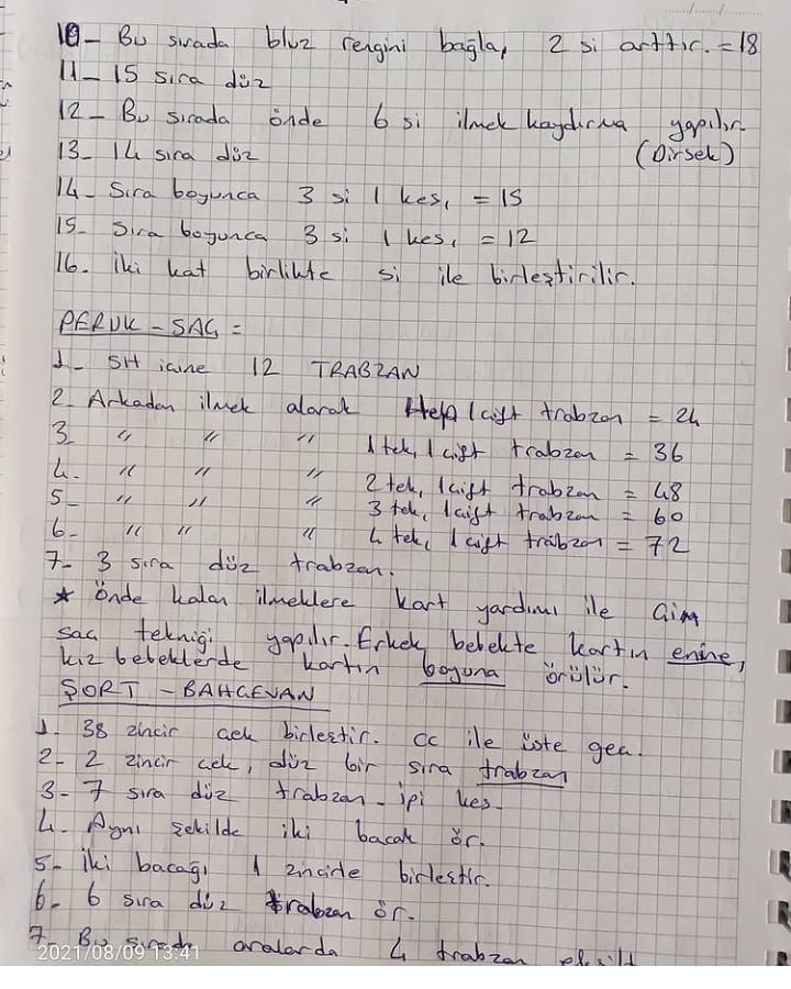 Örgü Bebek Şeması Gününüz güzel geçsin 🙃