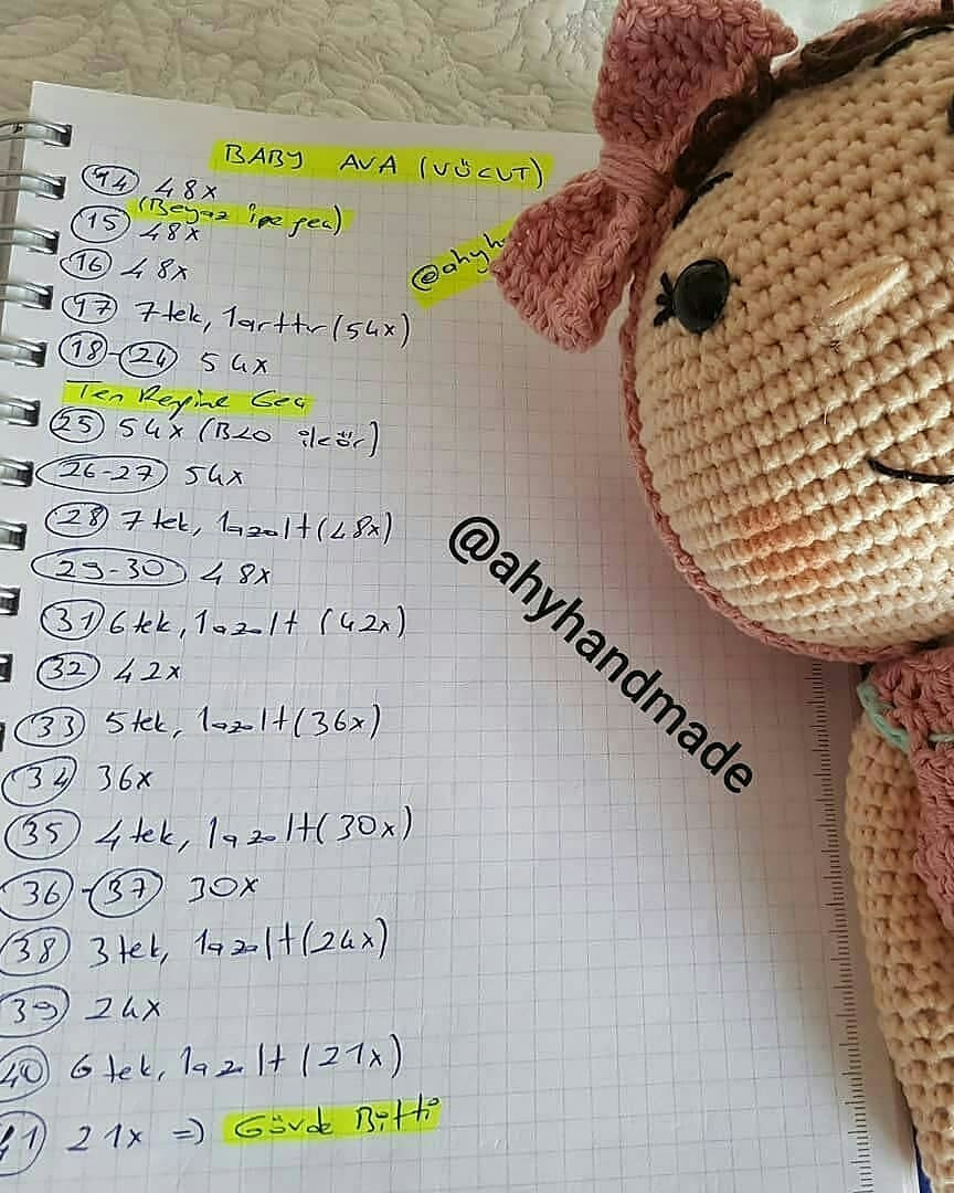 Örgü Bebek Şeması: Sevimli Bebeğin Örgü Tarifi