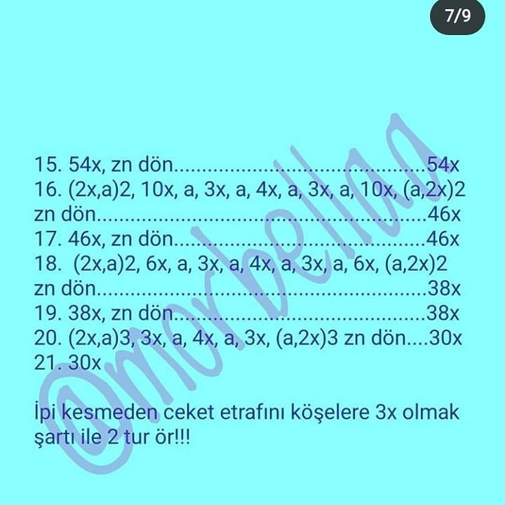 Örgü Bebek Şeması: Şirin Pembe Saçlı Kız