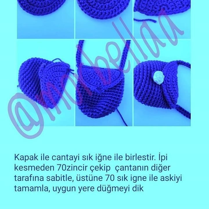 Örgü Bebek Şeması: Şirin Pembe Saçlı Kız