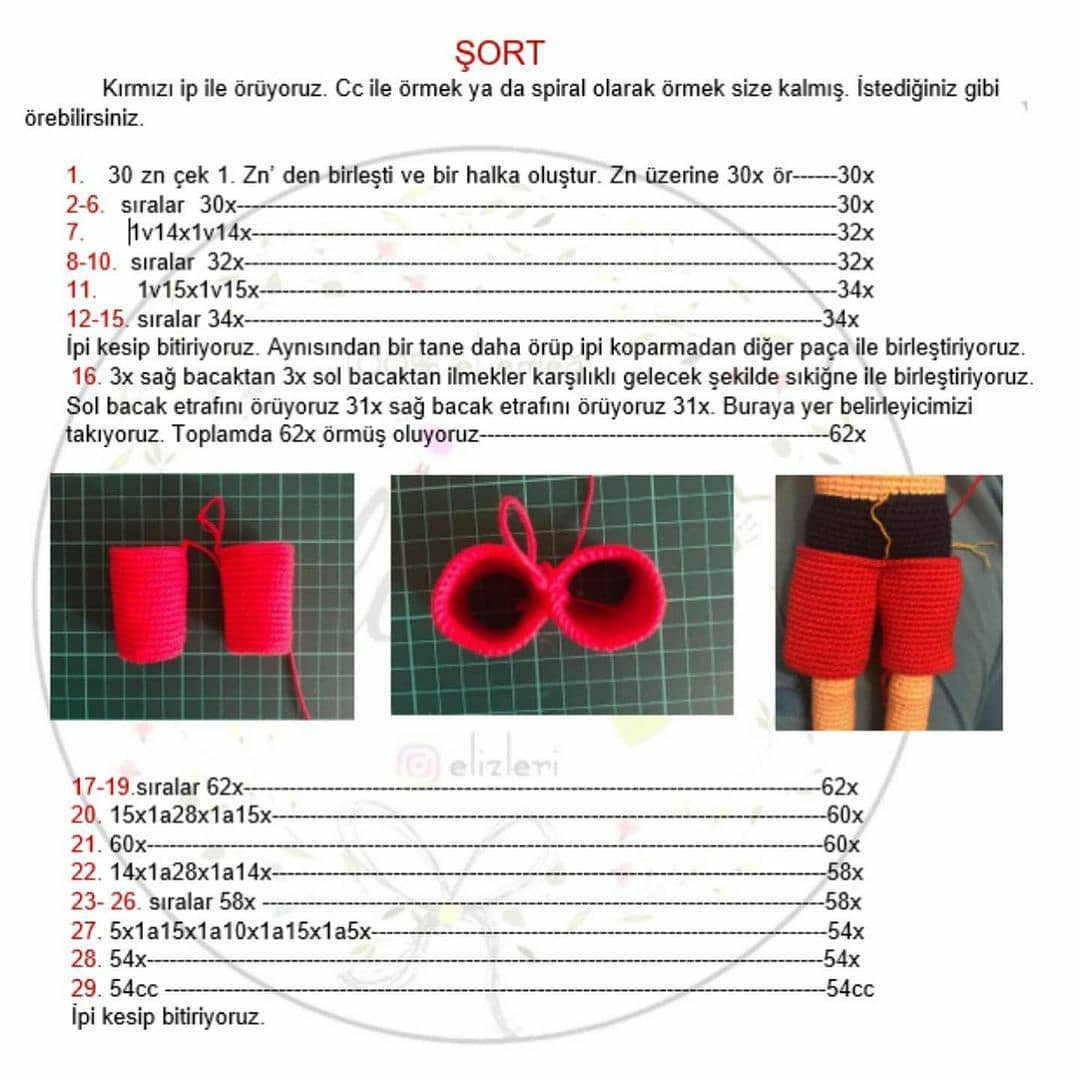 Örgü Cankurtaran Figürü Şeması