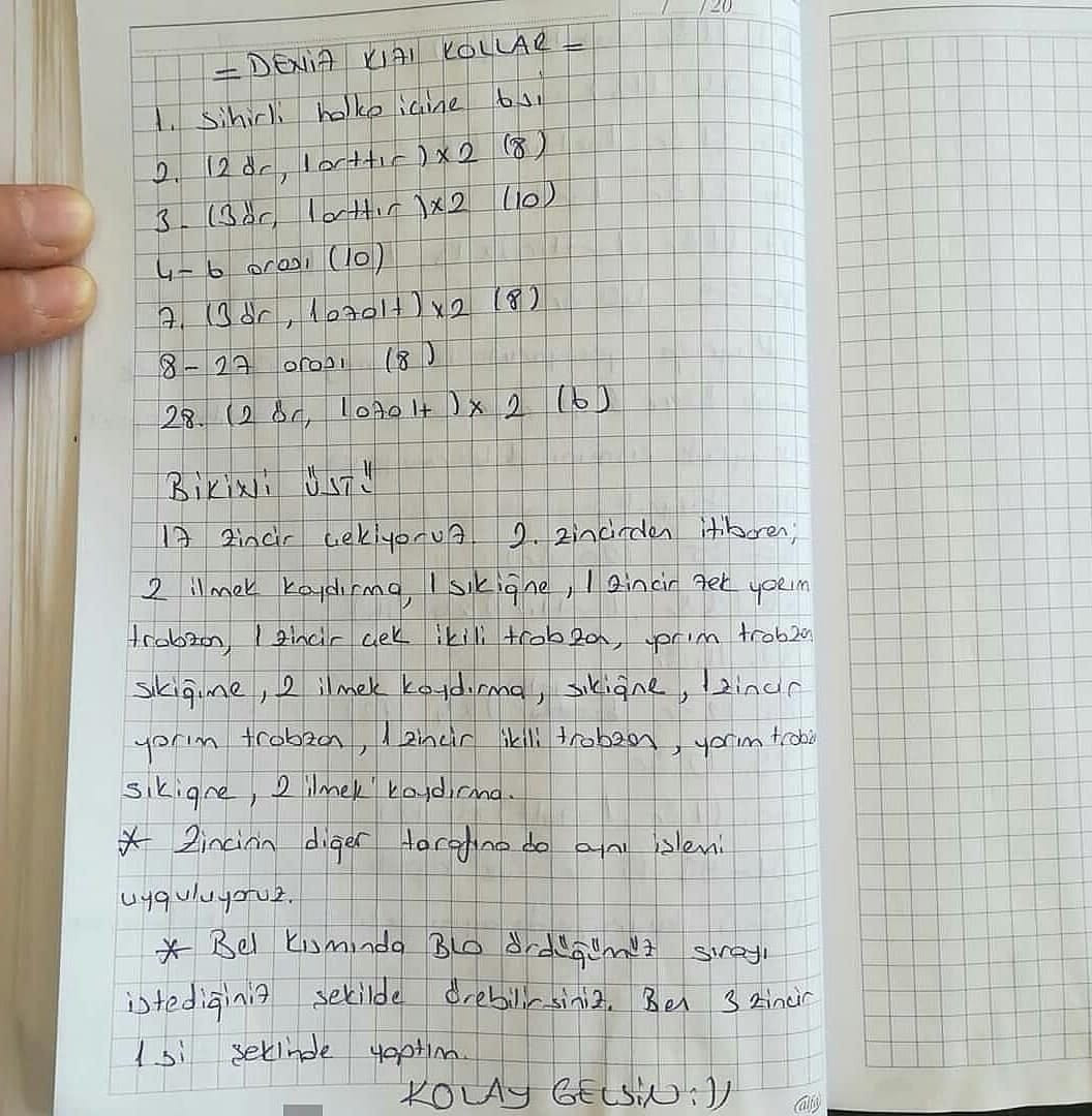 Örgü Deniz Kızı Bebeği Tarifi