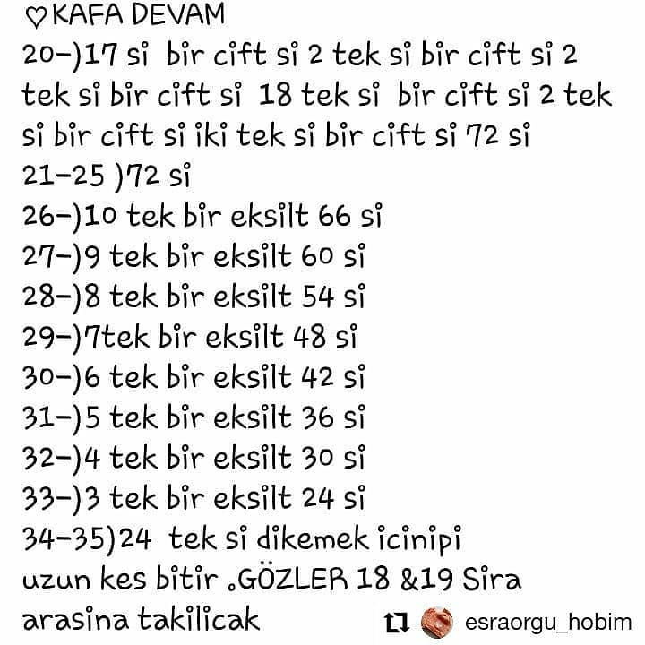 Örme Ayıcık Şeması: Patikli, Şapkalı