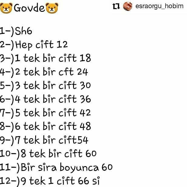 Örme Ayıcık Şeması: Patikli, Şapkalı