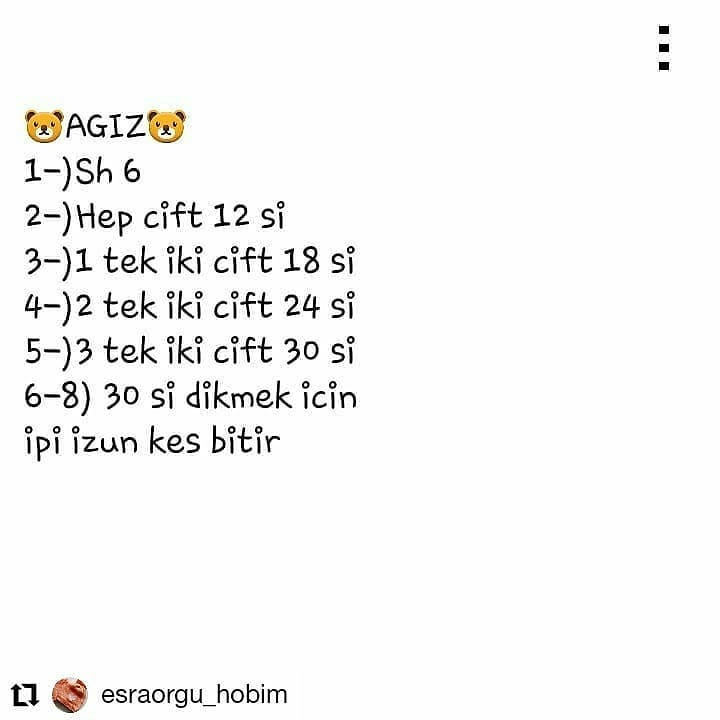 Örme Ayıcık Şeması: Patikli, Şapkalı