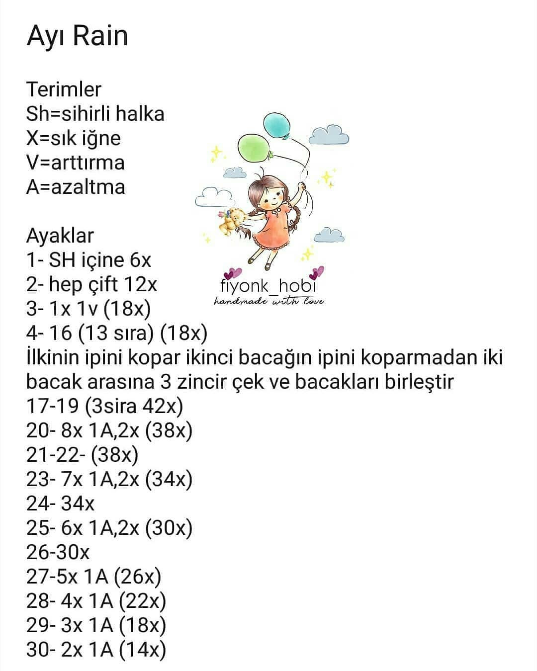 Örme Ayıcık Şeması: Sevimli ve Şık