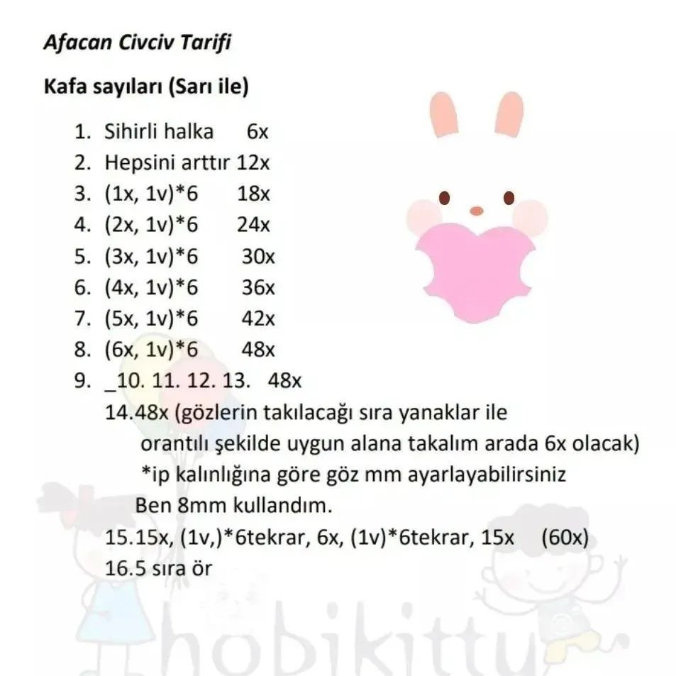 Örme Bebek Örnek Şeması
