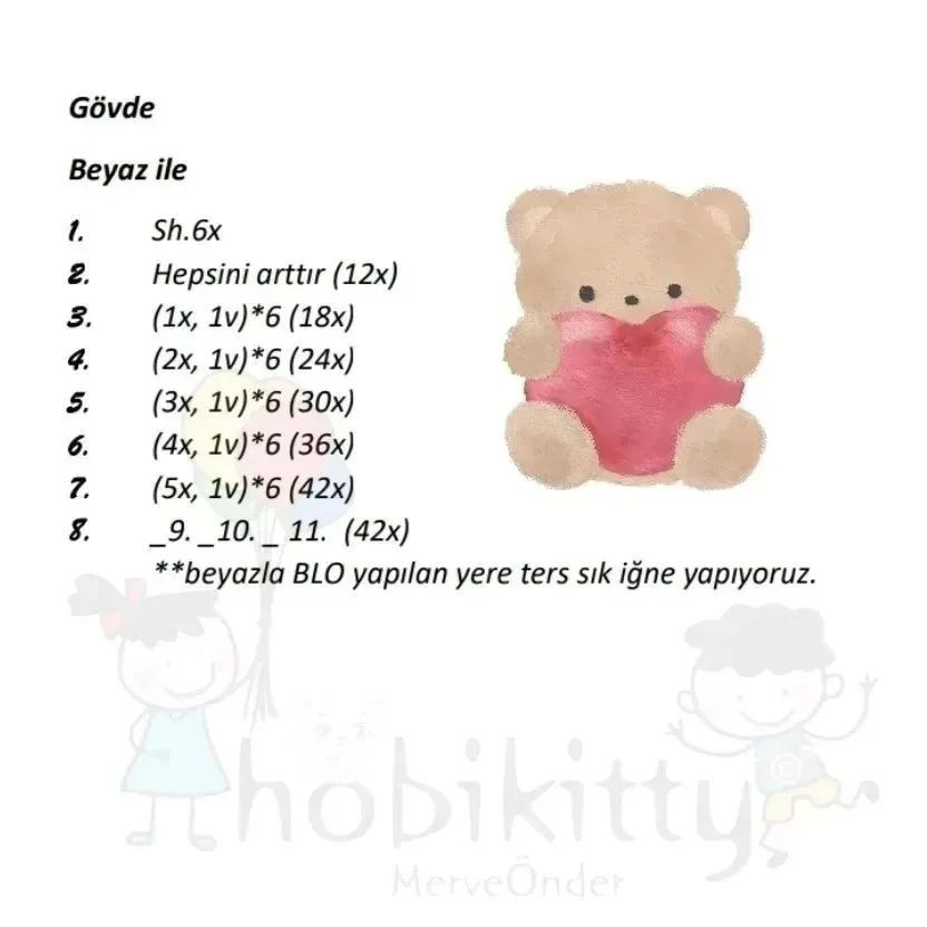 Örme Bebek Örnek Şeması