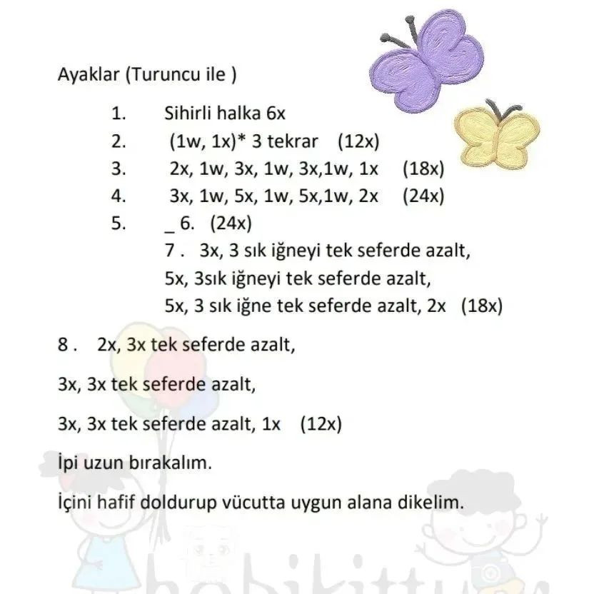 Örme Bebek Örnek Şeması