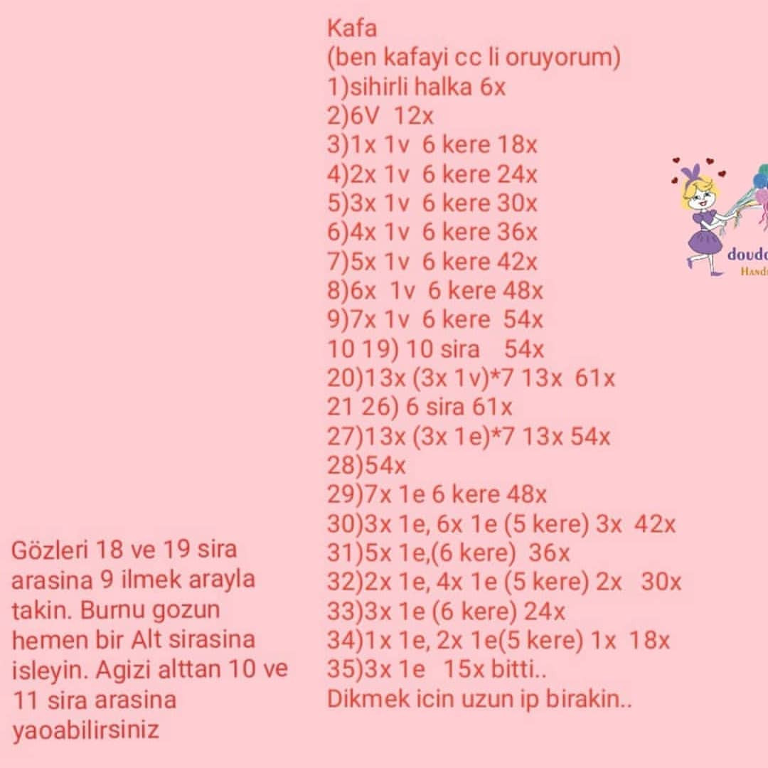 Örme Bebek Şeması