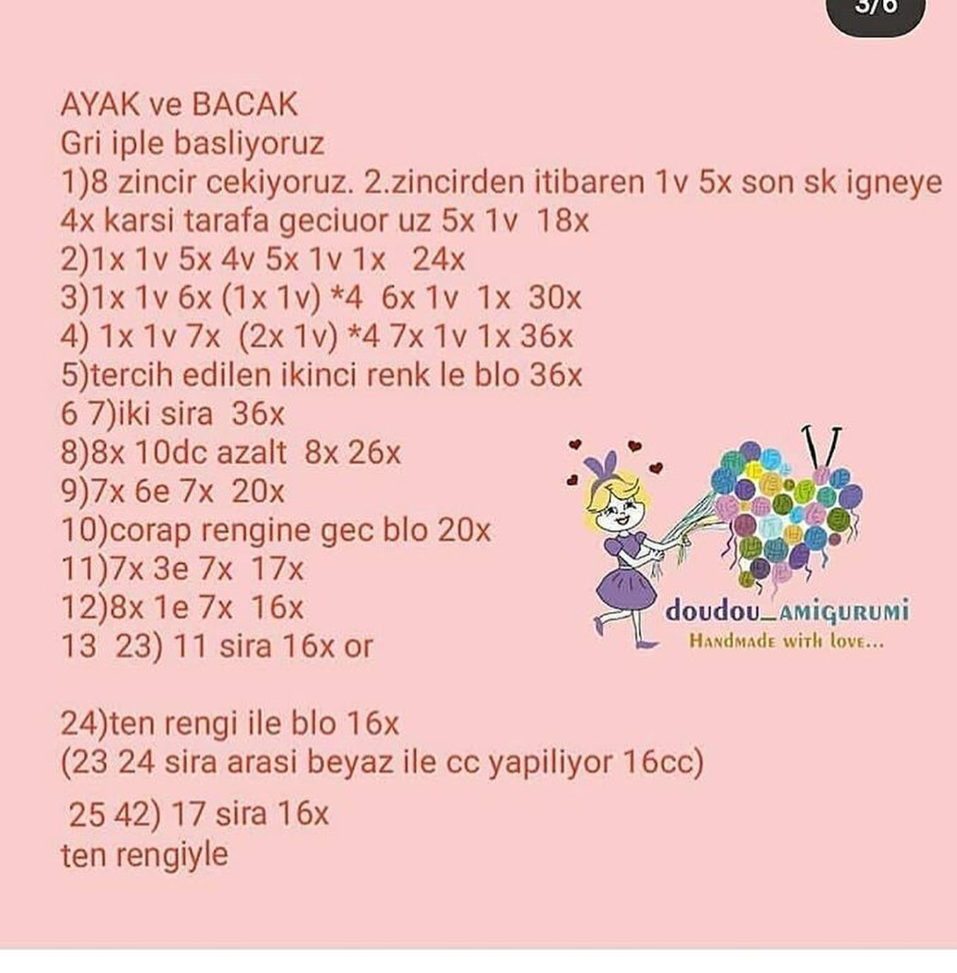 Örme Bebek Şeması