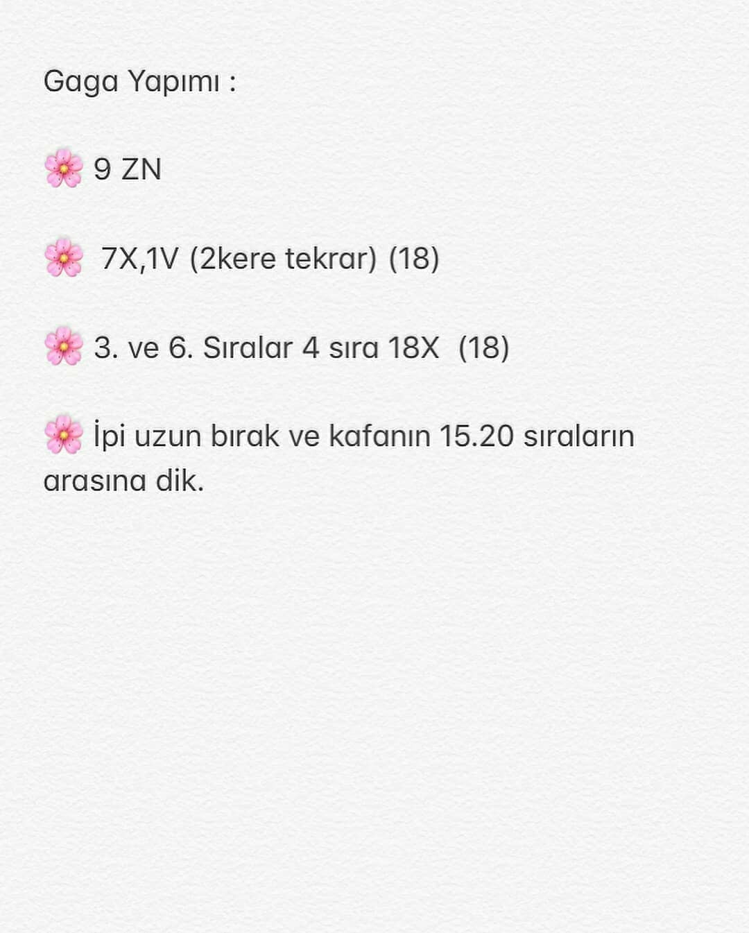 Örme Ördek ve Palamut Şeması