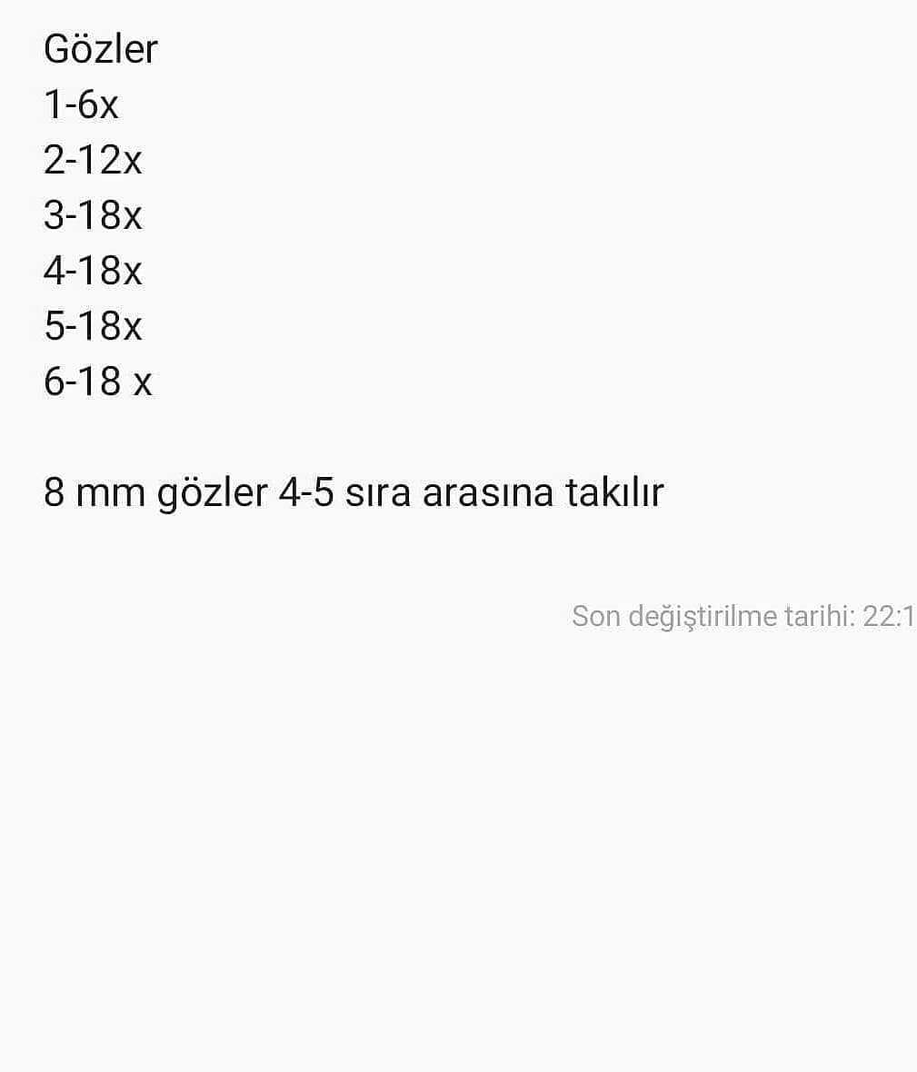 Örnek Kurbağa Bebek Çıngırağı Tığ İşi Tarifi