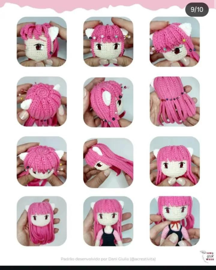 Padrão Grátis Amigurumi Nyuu - Elfen Lied