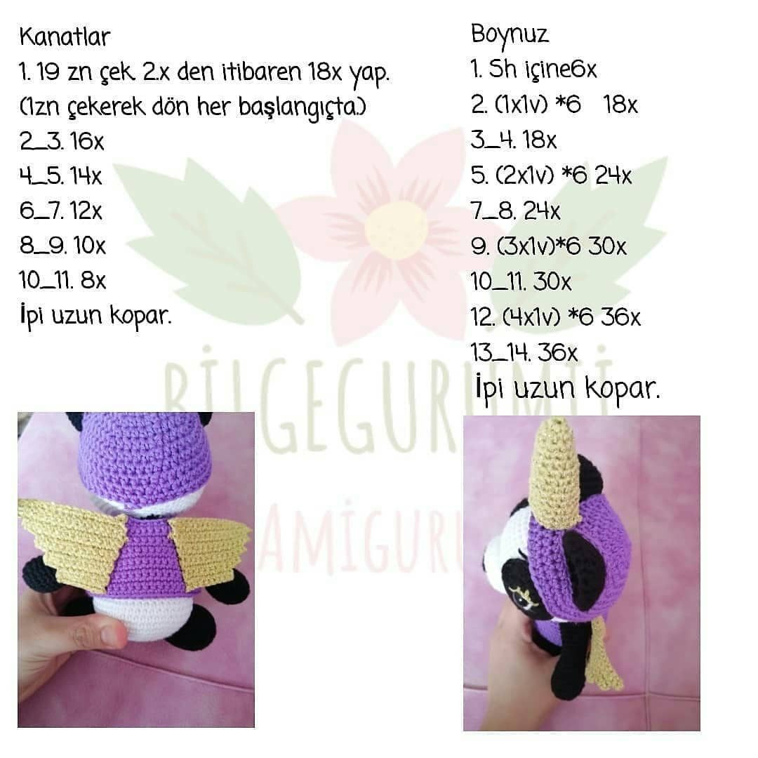 Panduni Amigurumi Ücretsiz Şeması
