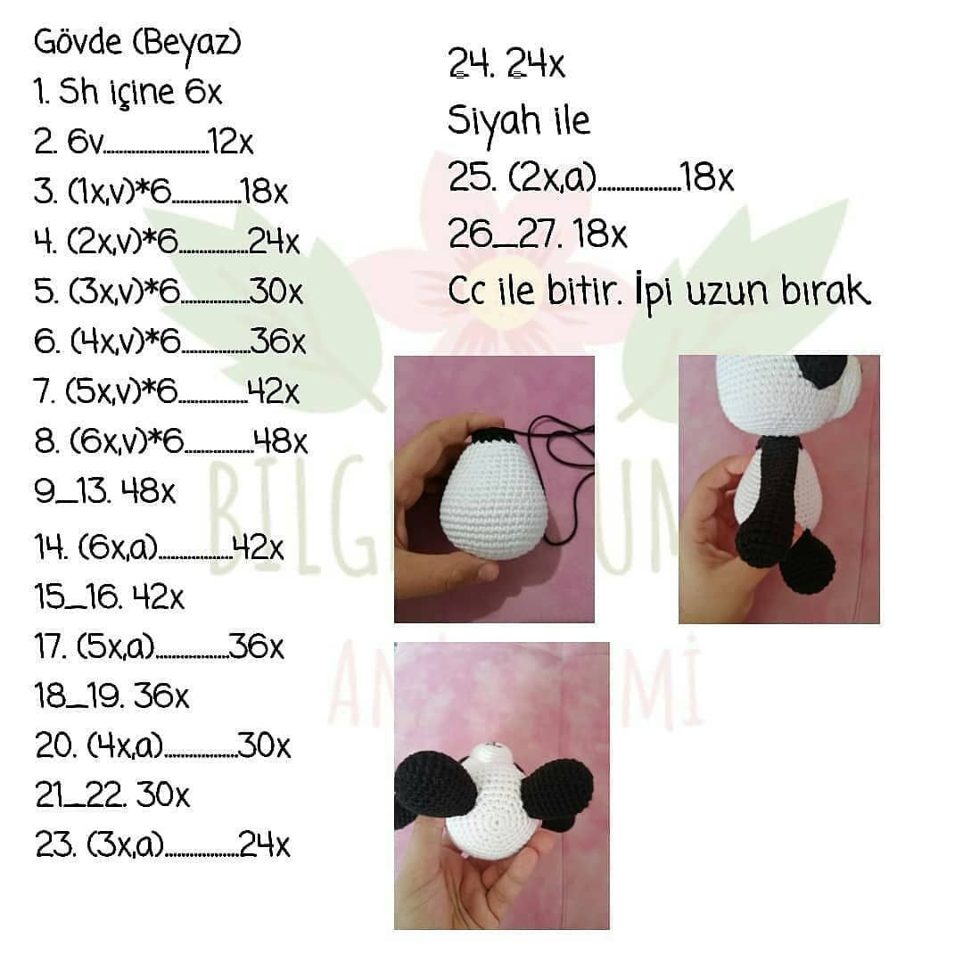 Panduni Amigurumi Ücretsiz Şeması