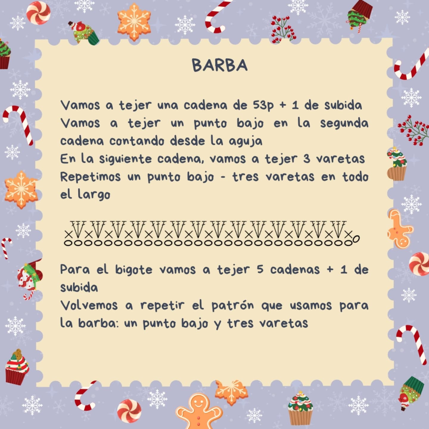 Papá Noel amigurumi: Patrón de gancho gratuito