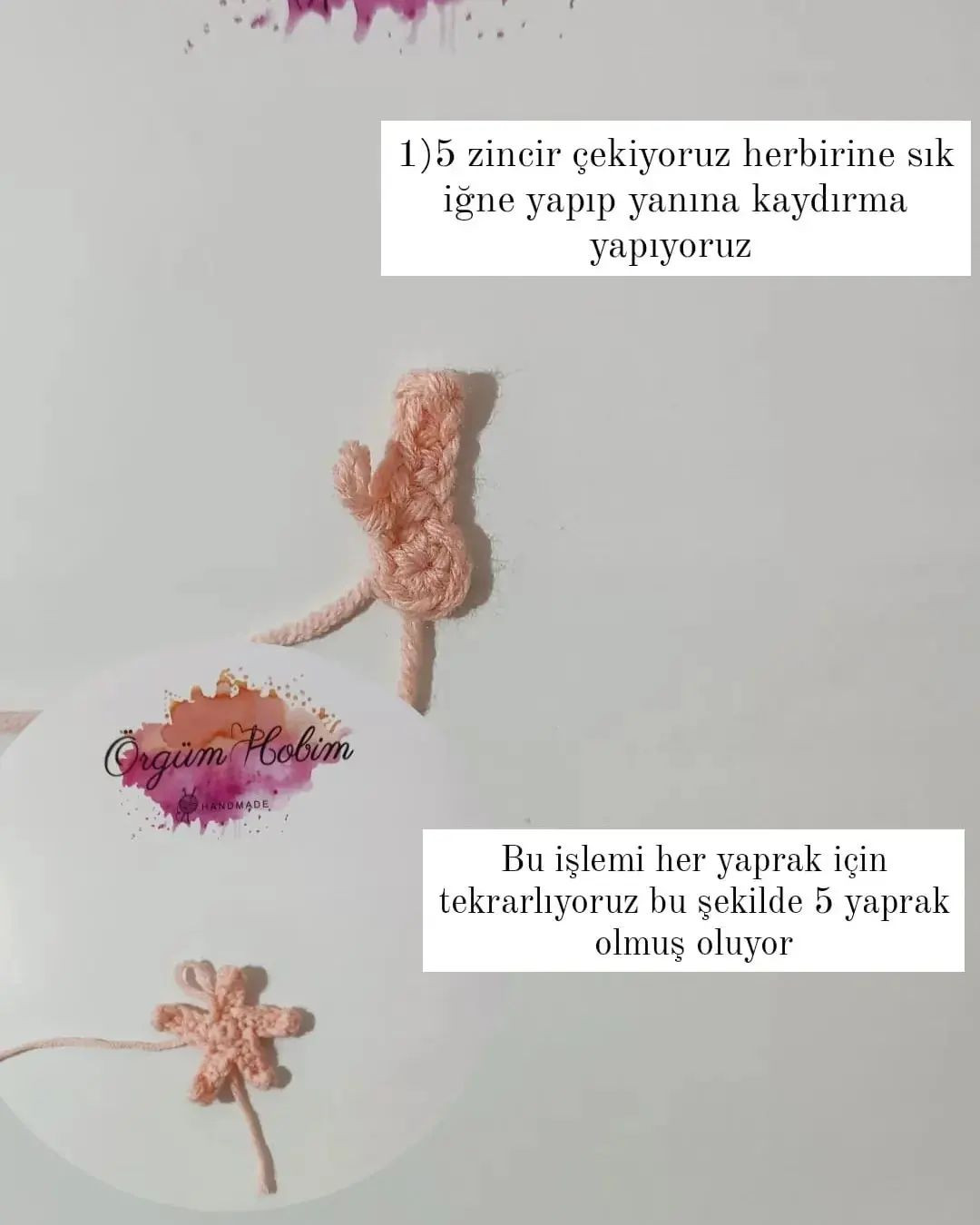 PAPATYA ÇİÇEKLİ TOKA ÖRNEKLERİ Günaydın herkese🌸🌸🌸