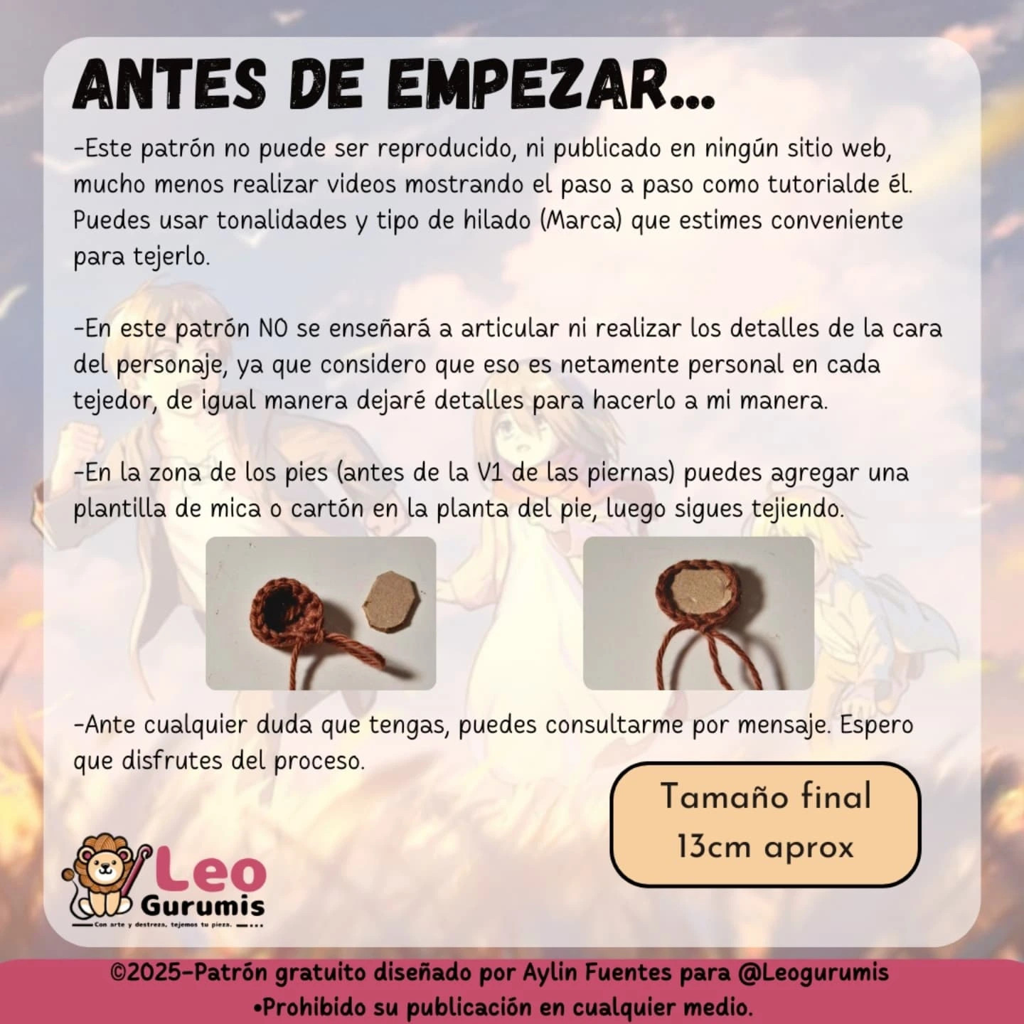 Patrón Amigurumi Armin Arlet Gratis
