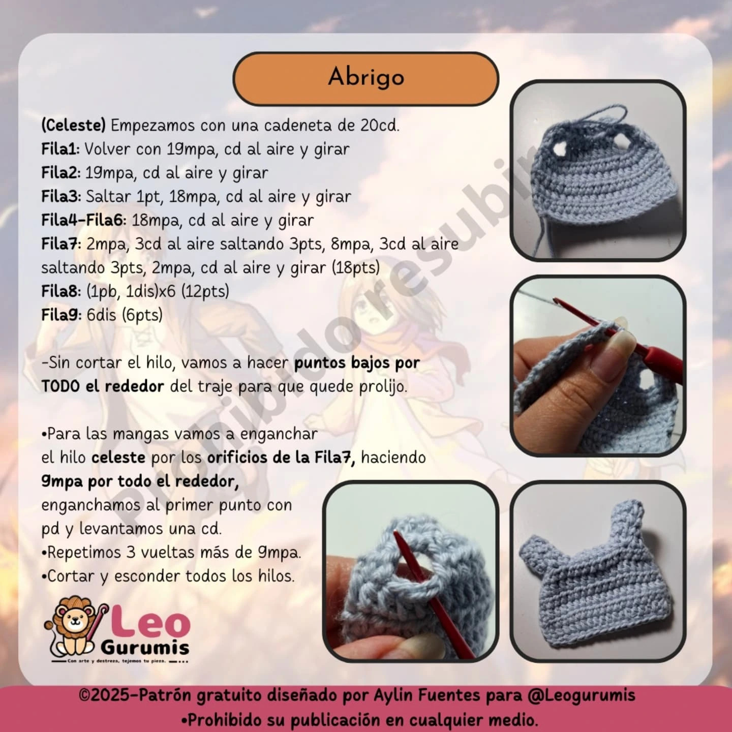 Patrón Amigurumi Armin Arlet Gratis