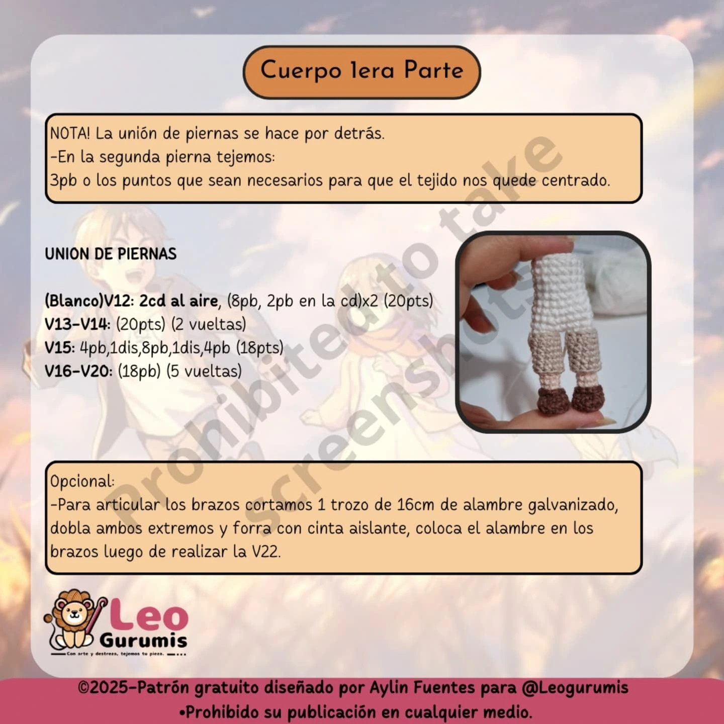 Patrón Amigurumi Armin Arlet Gratis